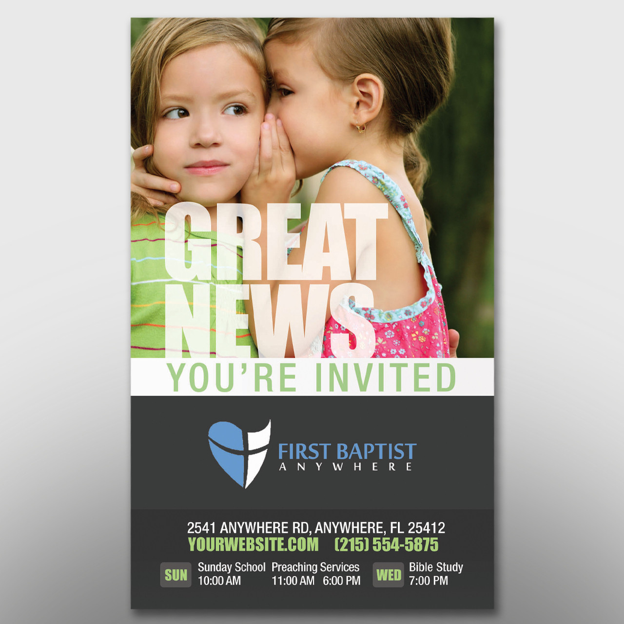 "Great News - You're Invited" Invite Card #14004 - Image 2