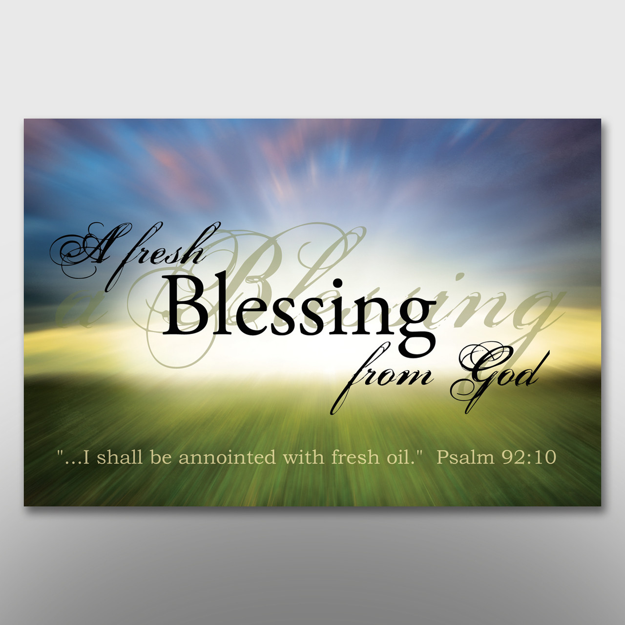 "A Fresh Blessing From God" 4 x 6 Postcard #14036 - Image 2